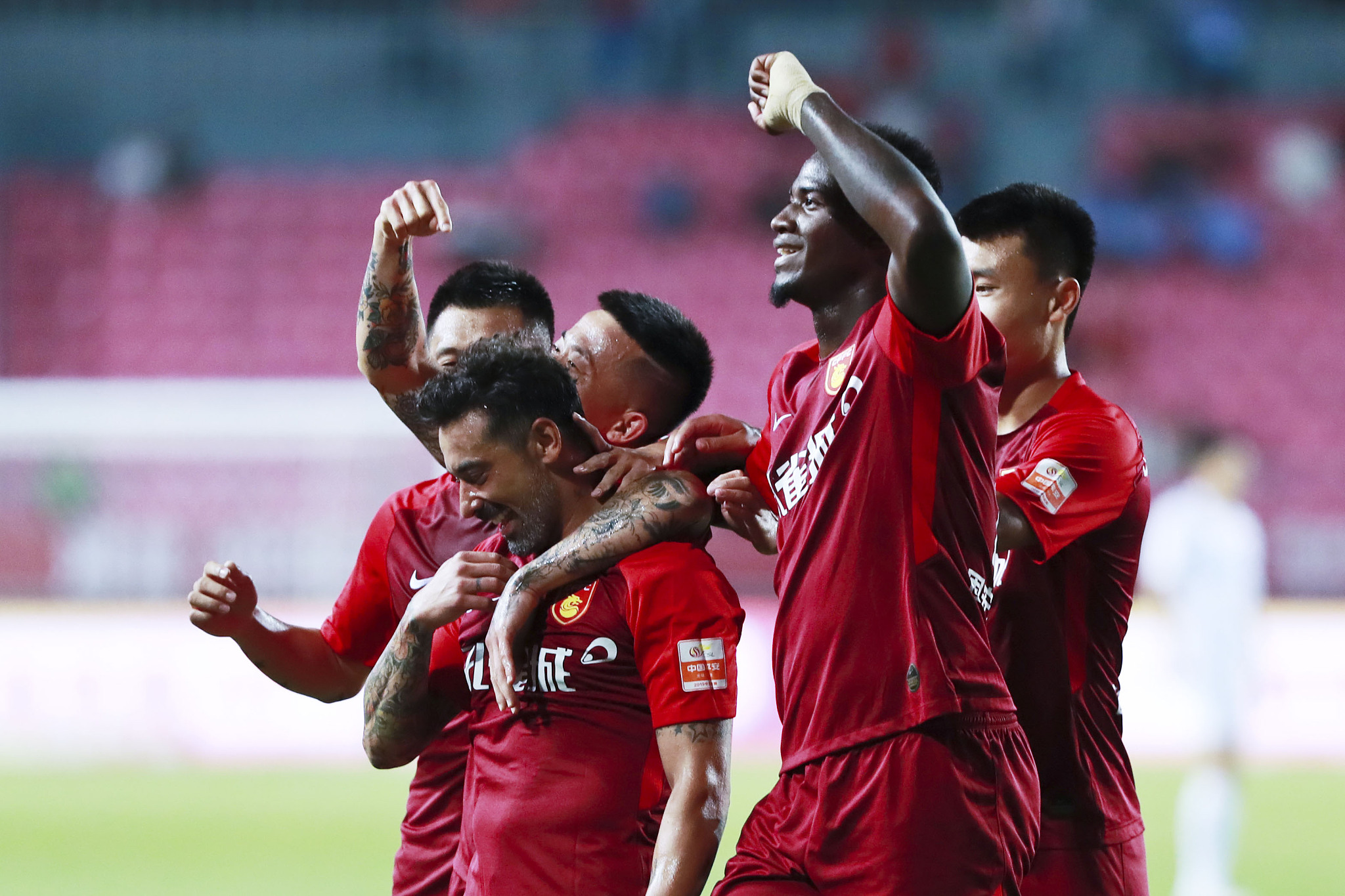 基莱斯攻入13粒运动战进球，创津门虎队史纪录