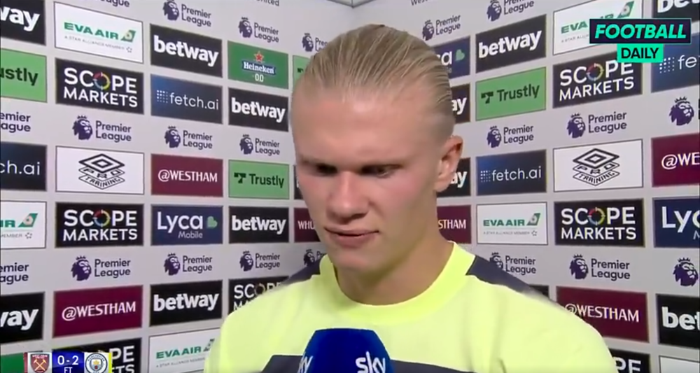 哈兰德26岁之前欧冠已打入54球，仅次于梅西